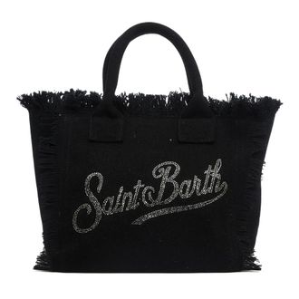 MC2 Saint Barth Tote Bags, female, Black, Size: ONE SIZE Stylish Nero Shoulder Bag