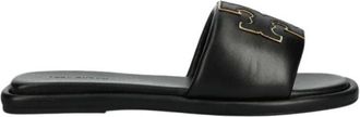 Tory Burch Slippers - Dames - Sandalen - Zwart - 37 EU - Schoenen