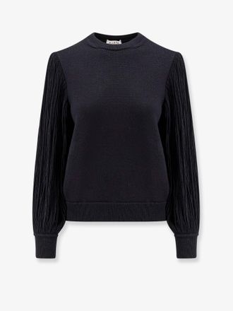 Alaia Wool sweater with fringes detail - ALAIA - gender_Woman