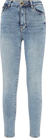 Philipp Plein Denim Skinny Trouser Skull