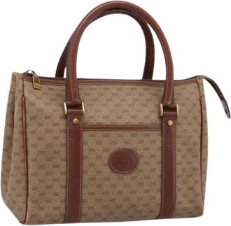 Gucci Pre-owned Vintage Hand Bag - Dames - Vintage Handtas - Beige - ONE Size - Leer - Vintage