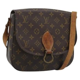 Louis Vuitton Pre-owned Monogram Canvas Shoulder Bag - Dames - Pre-owned - Bruin - Maat: ONE Size Leer