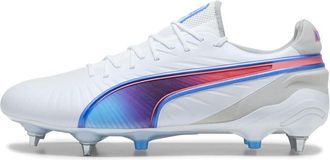 Puma Puma King Ultimate MxSG Lace Up Football Boots White UK 9.5