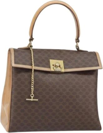 Celine Pre-owned Handbags, female, Brown, Size: ONE SIZE Pre-owned Plastic Handbag