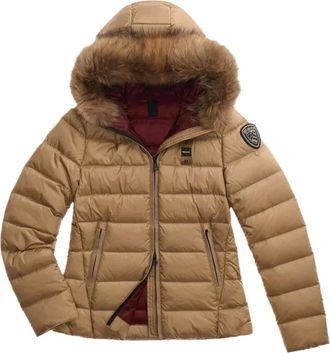 Blauer Jassen, Dames, Beige, S, Coats