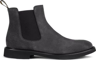 Doucal's Beatles Elastic Panel Calf Leather Ankle Boots