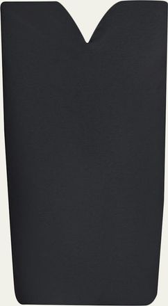 Balenciaga Vareuse Structured Sleeveless Mini Dress