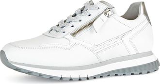 Gabor Womens Low-Top Trainers, Womens Low Shoes, White Silver 50, 5 UK