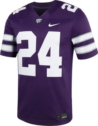 Nike Kansas State Nike Mens College Untouchable Game Jersey in Purple | P31811J333KSST-INK