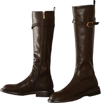 Generic Womens Side Zipper Tall Boots Comfortable Knee High Party Fashion Shoes