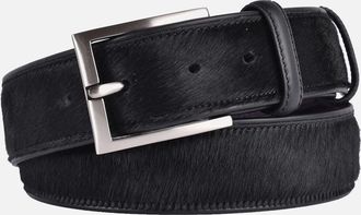 Elliot Rhodes Mens Elliot Rhodes Horsy Leather Belt Black - Size: UK 34