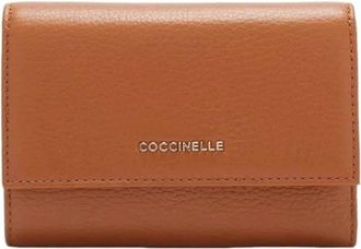 Coccinelle MW5 11 66 W12 Portemonnee - Dames - Portefeuilles - Bruin - ONE Size - Leer - Accessoires
