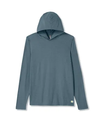 Vuori Clothing Strato Tech Hoodie | Blue Sea Heather | XS, Size Extra Small