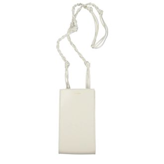 Jil Sander Handytasche Tangle Damen Beige/Eierschalenleder
