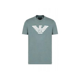 Emporio Armani Heren, Tops, Blauw, Maat: M