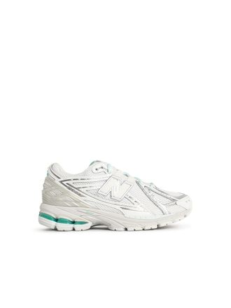 New Balance 1906 White And Green Technical Fabric Blend Sneakers