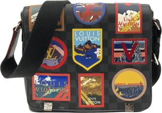 Louis Vuitton Graphite Coated Canvas Shoulder Bag (Pre-Owned)