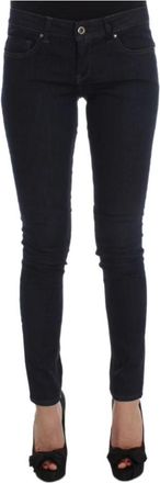 Costume National Slim Designer Denim Fit Blue Jeans - Dames - Skinny Jeans - Blauw - W26 - Denim - Jeans