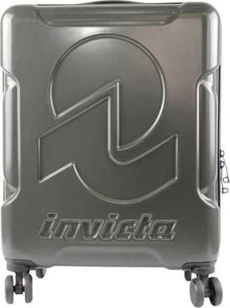 Invicta Legergroene Militaire Stijl Horloge - Heren - Handbagage koffer - Groen - ONE Size - Koffers