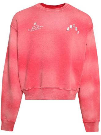 Amiri Vintage Collegiate cotton sweatshirt - men - Cotton - L - Red