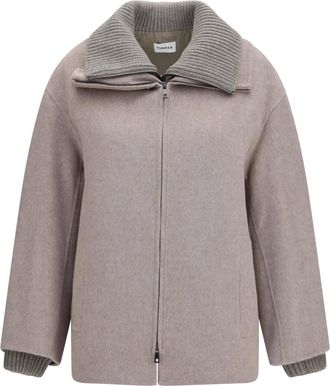 P.A.R.O.S.H. Giacca Doppia Lana e Trapuntata - - Jackets - Donna - Grigio - S