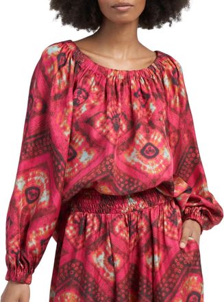 Ulla Johnson Womens Nadya Blouse In Wild Rose
