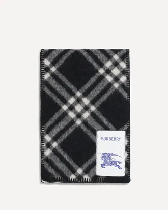 Burberry Sciarpa in lana Check Woman UNI