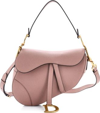 Dior Saddle Handbag with Strap Leather Medium shoulder bag - Toni neutri