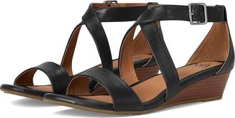 Söfft Innis Womens Wedge Shoes Sky Navy : 9.5 M (B), Leather