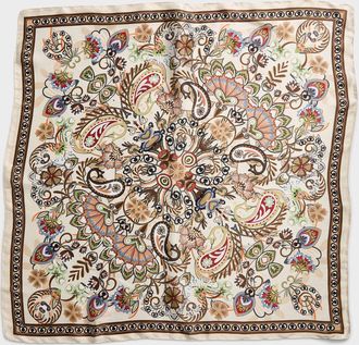 Simons Womens Paisley garden scarf