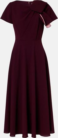 Roksanda Ilincic Luna bow-detail crepe midi dress