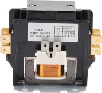 OEM Contactor De Ca Cjx9-25 2p, Contactos De Aleaci&oacute;n De Plata, Carcasa De Pp Ign&iacute;fuga, 25 A, Para Aire Acondicionado, 110 V