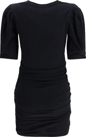 Isabel Marant Womens Mini Dress Stretch Cotton Black