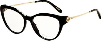 Chopard Womens 53 mm Black Opticals VCH323S530700