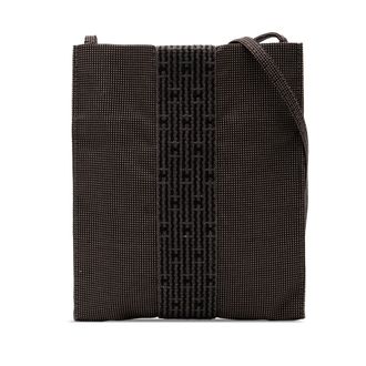 Herm&egrave;s Tweedehands Canvas Herline Pochette
