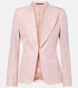 Gucci Silk faille blazer