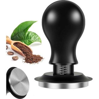 OEM Prensador De 51 Mm, Prensador De Caf&eacute; Con Base Ondulada De Acero Inoxidable, Control De Presi&oacute;n, Prensador De Espresso Para Set De Barista