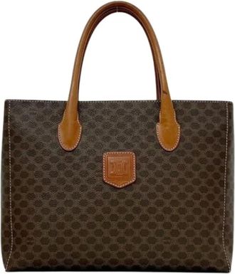 Celine Pre-owned Vintage Tote Bag - Dames - Vintage Shopper - Bruin - ONE Size - Leer - Vintage