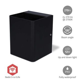Nedis Pricenet Zblow10rgbw Aplique De Pared Exterior De Aluminio