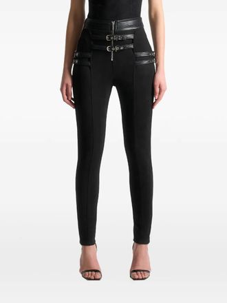 Mani&egrave;re De Voir Legging met gespdetail - Zwart