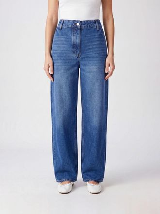 STUDIO NICHOLSON Jeans cropped in cotone