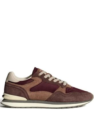 Hoff City Boston panelled lace-up sneakers - Red