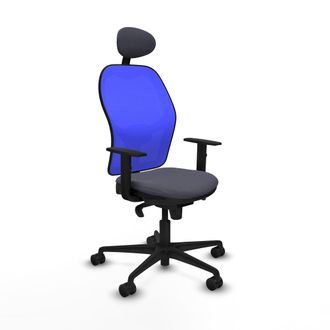 Piqueras y Crespo Silla De Oficina Con Cabecero Jorquera Piqueras Y Crespo 1d036n1 Gris Oscuro