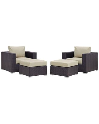 ModWay Convene 4-Piece Outdoor Patio Sectional Set