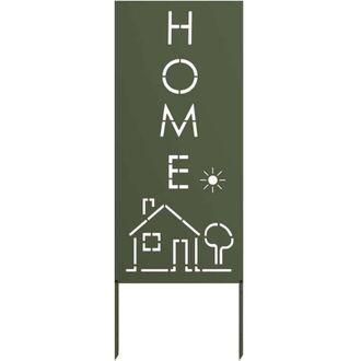 vidaXL Panel Decorativo De Jard&iacute;n Verde Oliva 50 X 140 Cm Vidaxl