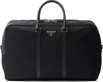 Prada Re-nylon And Saffiano Leather Duffel Bag