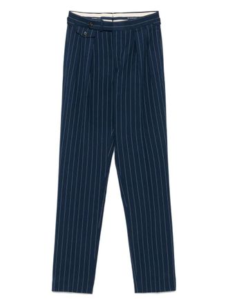 Polo Ralph Lauren striped trousers - men - Cotton/Cotton/Silk/Viscose/Acetate - 36/33 - Blue