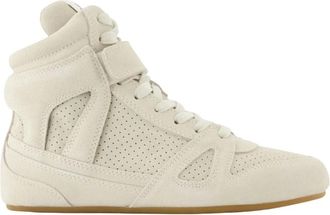Isabel Marant Senny High Sneakers - Dames - Sneakers - Wit - 37 EU - Leer - Schoenen