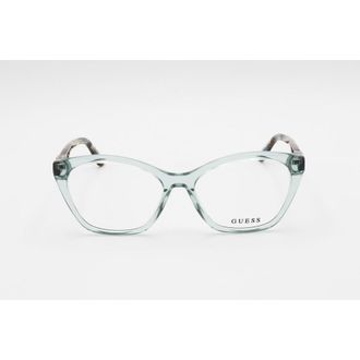Guess Ladies Green Square Eyeglass Frames GU50161