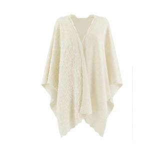 Ermanno Scervino Jassen, Dames, Beige, ONE Size, Poncho